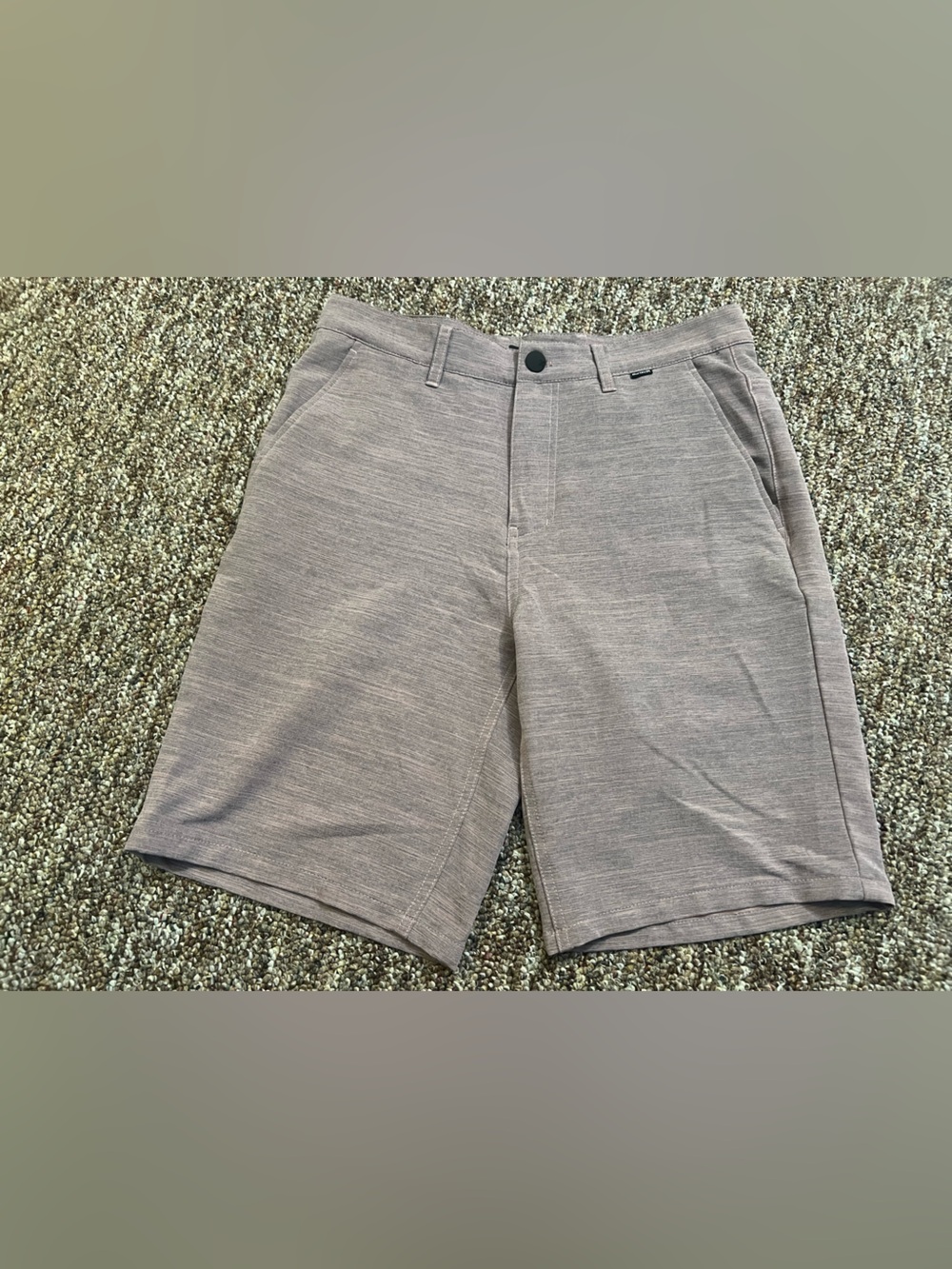 Hurley Men’s Purple Gray Athletic Outdoor Hiking Chino Shorts Size 30 EUC